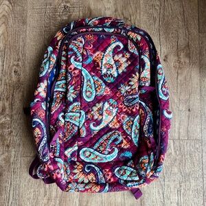 Vera Bradley Campus Laptop Backpack - Very Berry Paisley (Retired) - Like New
